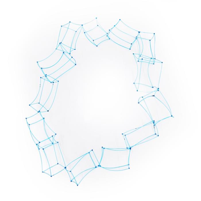 Cube Chain - Light Blue by Floor Mommersteeg