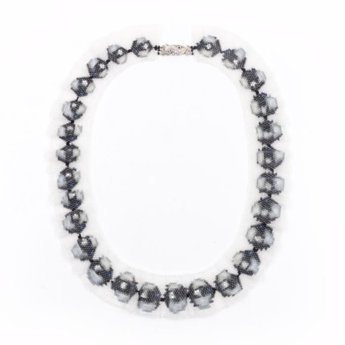 Frilly Pearl Necklace with Clasp by Caroline Broadhead