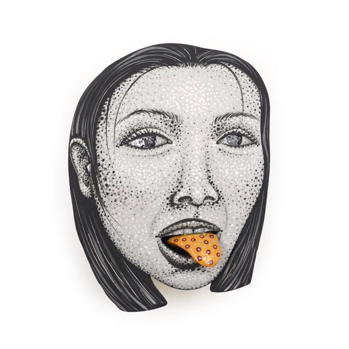 Head Pop I by Hannah Pierce